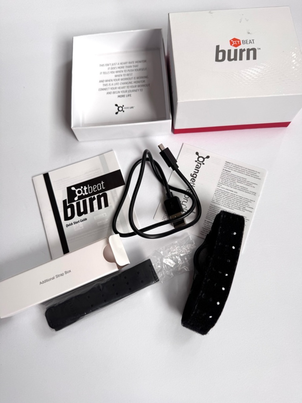 Orange Theory Black Burn Fitness Tracker Watch/Arm Band 5.0 - Picture 2 of 7